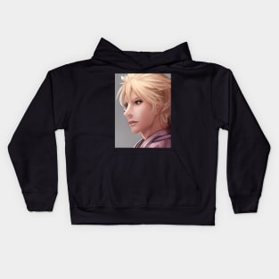 Anime Boy Cute Face Kids Hoodie